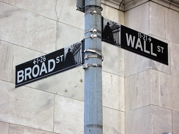 Wall Street, de beurs in Amerika wall street